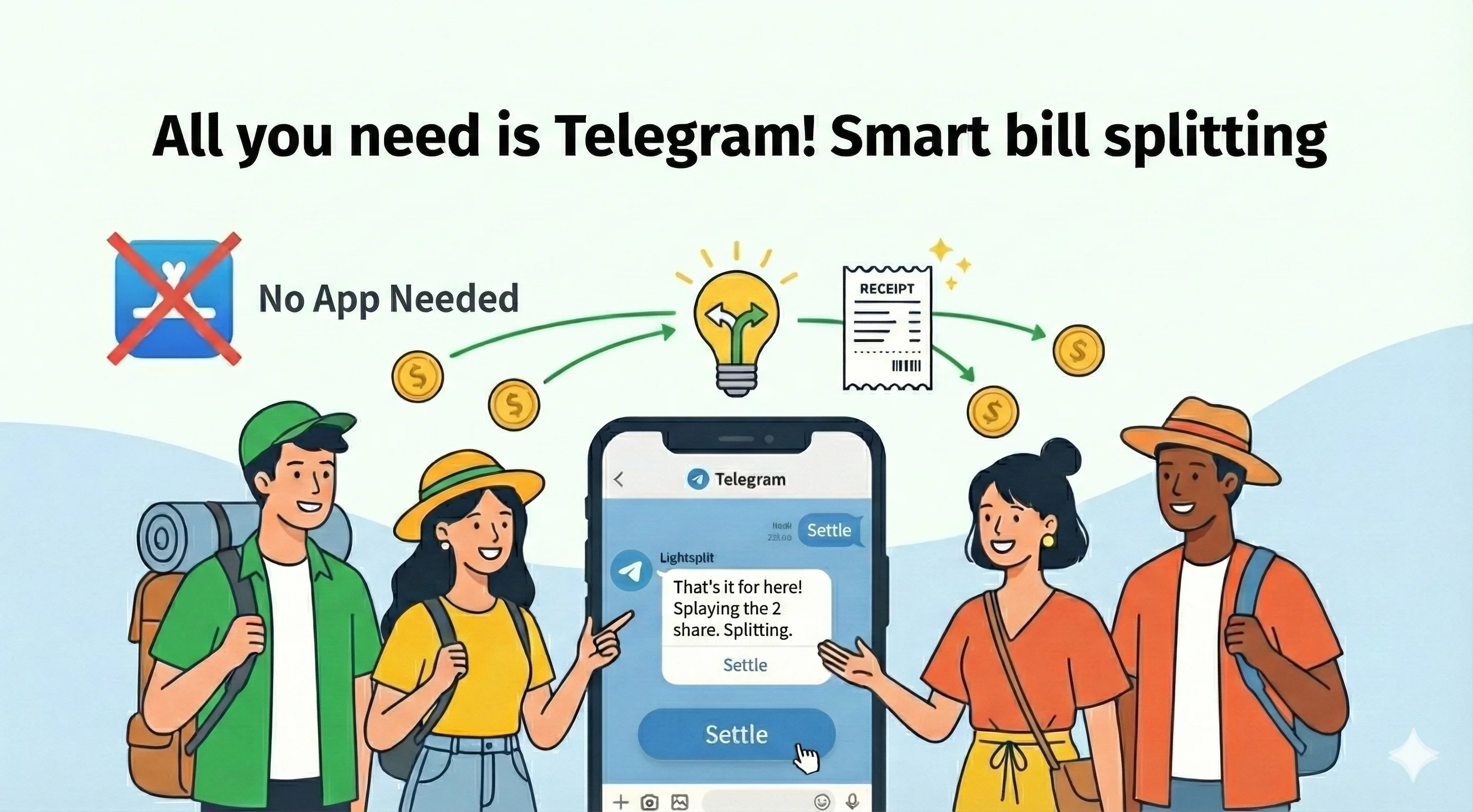 How to Use Telegram Bot to Split Expenses with Friends