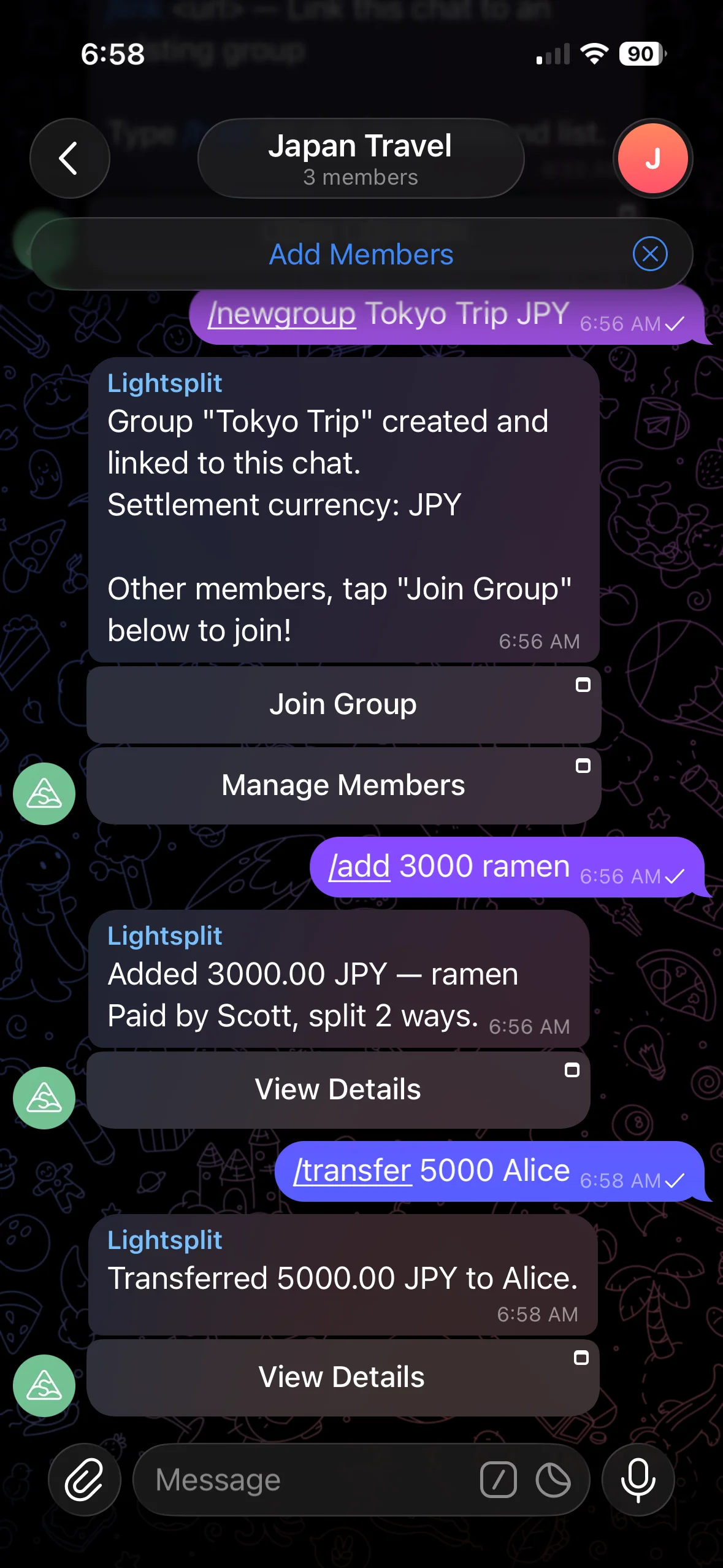 Recording a shared float with the transfer command