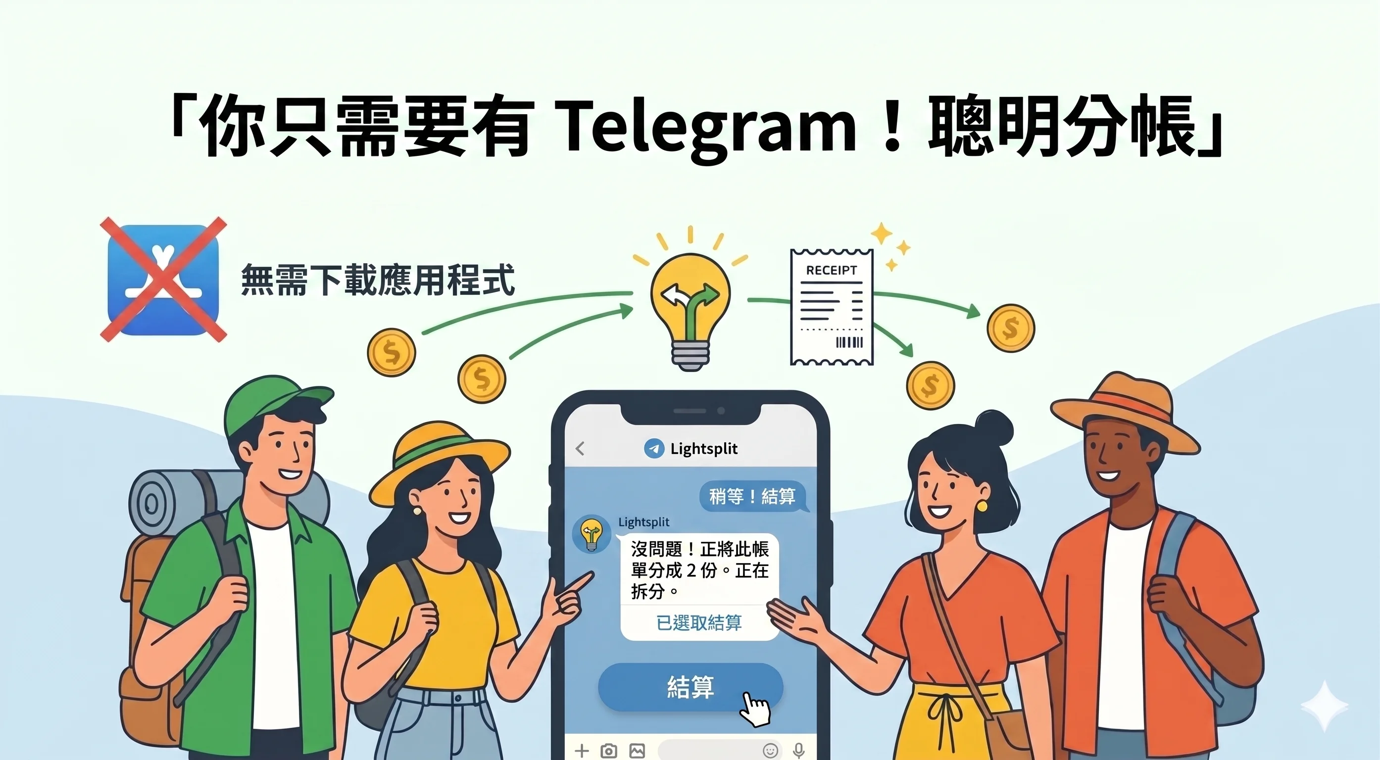 Telegram 分账机器人教程：群组里直接记账结算